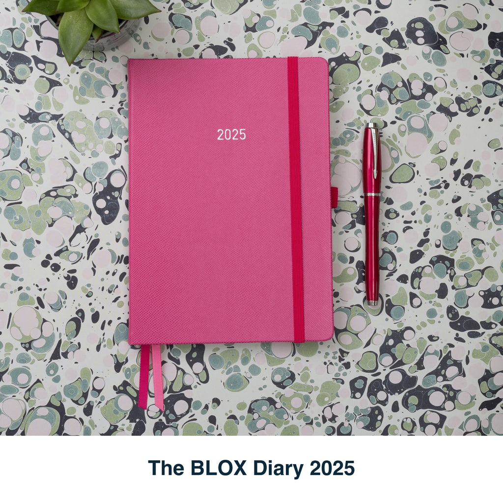 The BLOX Diary 2025 by BLOX Stationery, WeekToView with GRID layout